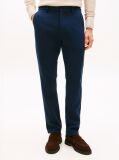 Blue Pantaloni Tapered Din Tricot Interlock Harlem Pique  Barbati