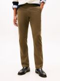 Verde Denton Twill Pantaloni Chino Din Bumbac  Barbati