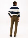 Verde Denton Twill Pantaloni Chino Din Bumbac  Barbati