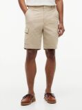 Bej Bemuda Cargo Twill Cu Croiala Lejera  Barbati