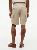 Bej Bemuda Cargo Twill Cu Croiala Lejera  Barbati