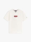 Bej T-Shirt Heritage Din Jerseu Cu Guler Rotund Si Logo  Barbati