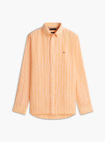 Multi Regular Fit Bengal Stripe Pure Linen Shirt  Men