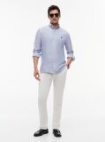 Blue Camasa Oxford Heritage Ci Croiala Regular Si Logo Brodat  Barbati