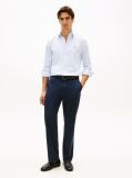 Blue TH Flex Regular Fit Stripe Poplin Shirt  Men