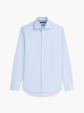 Blue Camasa Smart Casual TH Flex Cu Croiala Slim  Barbati