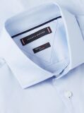 Blue Camasa Smart Casual TH Flex Cu Croiala Slim  Barbati