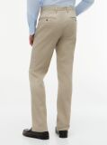Beige Denton Straight Textured Chinos  Men