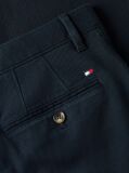 Blue Denton Straight Textured Chinos  Men