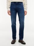Blue Blugi Bleecker Cu Croiala Slim  Barbati