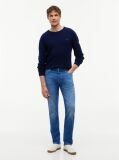Blue Denton Blugi Drepti Cu Croiala Slim   Barbati