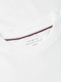 Alb T-Shirt Cu Texturi Mixte  Barbati