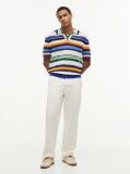 Multi Polo Multicolor Cu Croiala Lejera Si Dungi  Barbati