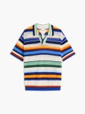 Multi Polo Multicolor Cu Croiala Lejera Si Dungi  Barbati