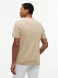 Beige Logo Graphic Jersey T-Shirt  Men