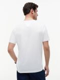 White Logo Graphic Jersey T-Shirt  Men