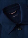 Blue New York Label Relaxed Car Coat  Men