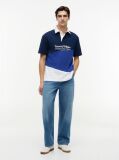 Multi Tricou Polo Cu Croiala Lejera Logo Pe Spate Si Blocuri De Culoare  Barbati