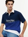 Multi Tricou Polo Cu Croiala Lejera Logo Pe Spate Si Blocuri De Culoare  Barbati