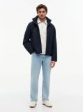 Blue Logo Collar Zip-Thru Jacket  Men