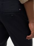 Blue Bleecker Slim Printed Structured Chinos  Men