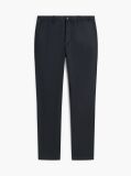 Blue Bleecker Slim Printed Structured Chinos  Men