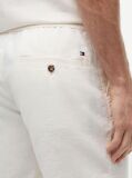 Bej Dover Pantaloni Scurti Chino Din Amestec De In 8"  Barbati