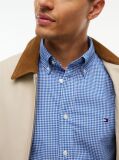 Blue Camasa Gingham Flex Cu Croiala Regular  Barbati