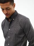 Gri Camasa Gingham Flex Cu Croiala Regular  Barbati