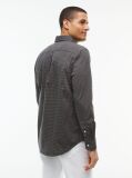 Gri Camasa Gingham Flex Cu Croiala Regular  Barbati