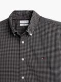 Gri Camasa Gingham Flex Cu Croiala Regular  Barbati