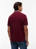 Red Relaxed Fit Foulard Jacquard Polo Shirt  Men