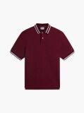 Red Relaxed Fit Foulard Jacquard Polo Shirt  Men