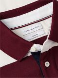 Multi Rugby Stripe Long Sleeve Polo Shirt  Men