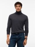 Grey New York Label Wool Roll Neck Jumper  Men