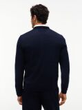 Blue Pulover New York Label Din Lana Pura  Barbati