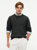 Blue New York Label Wool Blend Relaxed Jumper  Men