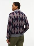 Gri Cardigan Din Alpaca Cu Croiala Lejera  Barbati