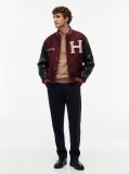 Multi Wool Blend Varsity Jacket With Cashmere  Men