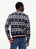 Multi Pulover Fair Isle Din Amestec De Lana   Barbati