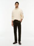 Verde Pantaloni Chinos Denton Din Catifea Fina Cu Croiala Slim Si Dreapta  Barbati