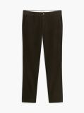 Verde Pantaloni Chinos Denton Din Catifea Fina Cu Croiala Slim Si Dreapta  Barbati