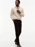 Maro Pantaloni Chinos Denton Din Catifea Fina Cu Croiala Slim Si Dreapta  Barbati