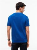 Blue T-Shirt Din Jerseu Cu 1985 Graphic  Barbati