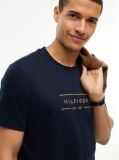 Blue T-Shirt Tricotat Cu Logo  Barbati