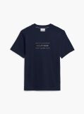 Blue T-Shirt Tricotat Cu Logo  Barbati