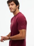 Red Logo Interlock Knit T-Shirt  Men