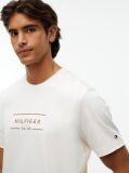 Bej T-Shirt Tricotat Cu Logo  Barbati