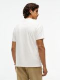 Bej T-Shirt Tricotat Cu Logo  Barbati