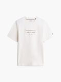 Bej T-Shirt Tricotat Cu Logo  Barbati
